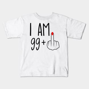 I Am 99 Plus 1 Middle Finger For A 100th Birthday Kids T-Shirt